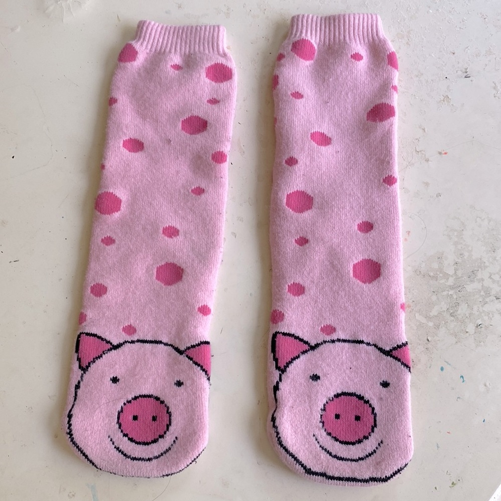 funny pig socks